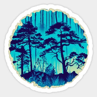 Blue Forest Sticker